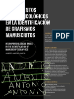 Fundamentos Neuropsicológicos en La Identificación de Grafismos Manuscritos