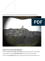 Sassi Di Matera Caveoso Barisano Civita