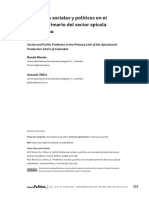 Problemas Sociales y Políticos en El Eslabón Primario Del Sector Apícola Colombiano