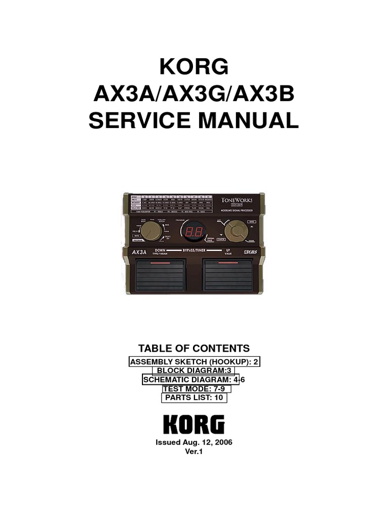 AX3 SManual | PDF