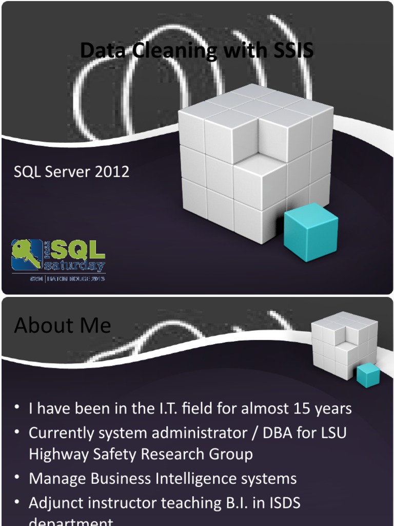Data Cleaning With SSIS | PDF | Data Quality | Microsoft Sql Server