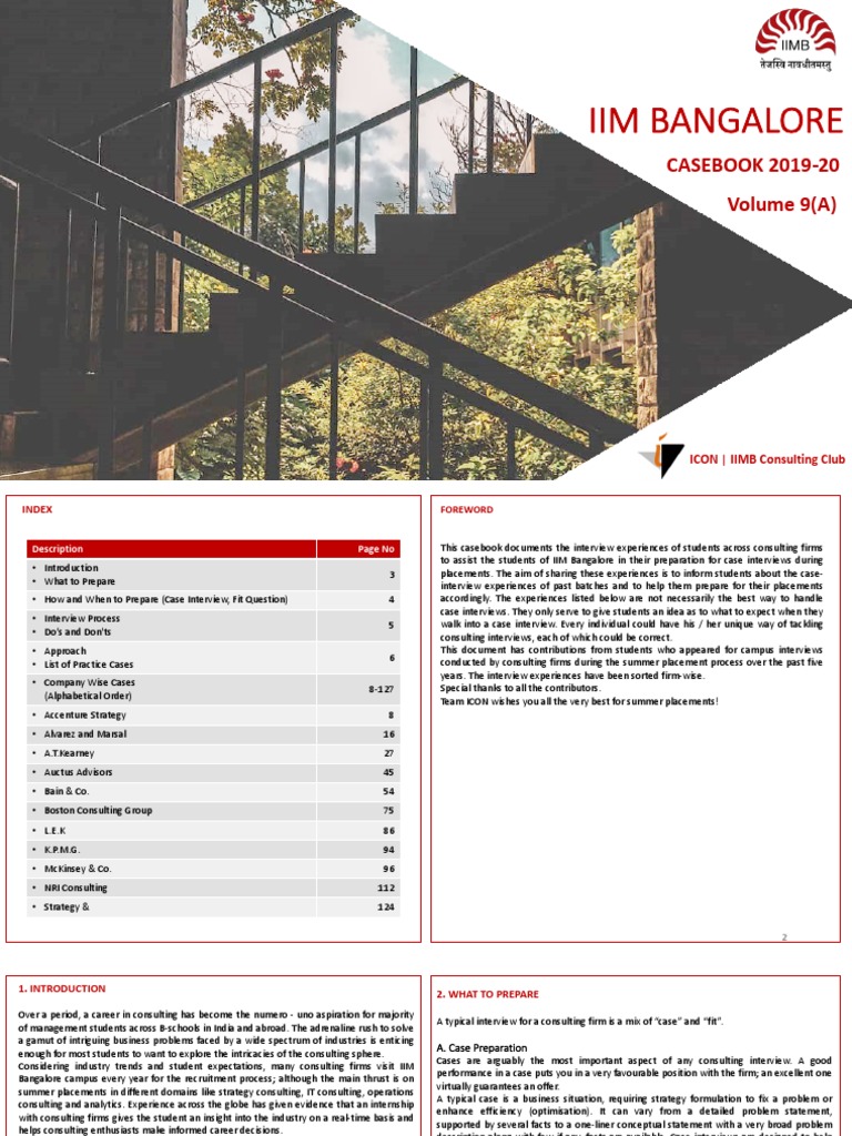 IIIMB Caebooklet | PDF | Inventory | Warehouse