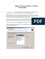 Install and Configure FTPS using FileZilla