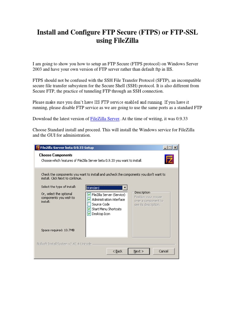 FTPS Setup on Windows Server 2003 | PDF | File Transfer Protocol ...