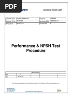 PKG 14 BA-3301 A-B Performance & NPSH Test