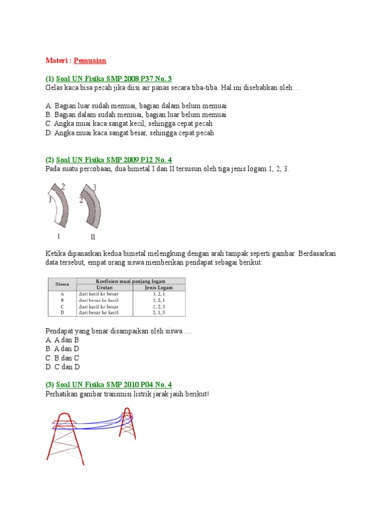 Soal Suhu Dan Kalor Hots