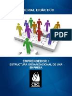 Estructura organizacional de una empresa