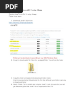 Running JavaFX in JGrasp 