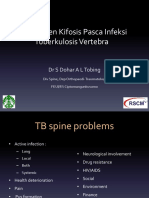 Manajemen Kifosis Pasca Infeksi TB Spine