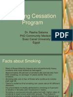 Smoking Cessation Program: Dr. Rasha Salama PHD Community Medicine Suez Canal University Egypt