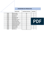 Inventario Control de Stock