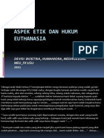 Aspek Etik Dan Hukum Euthanasia