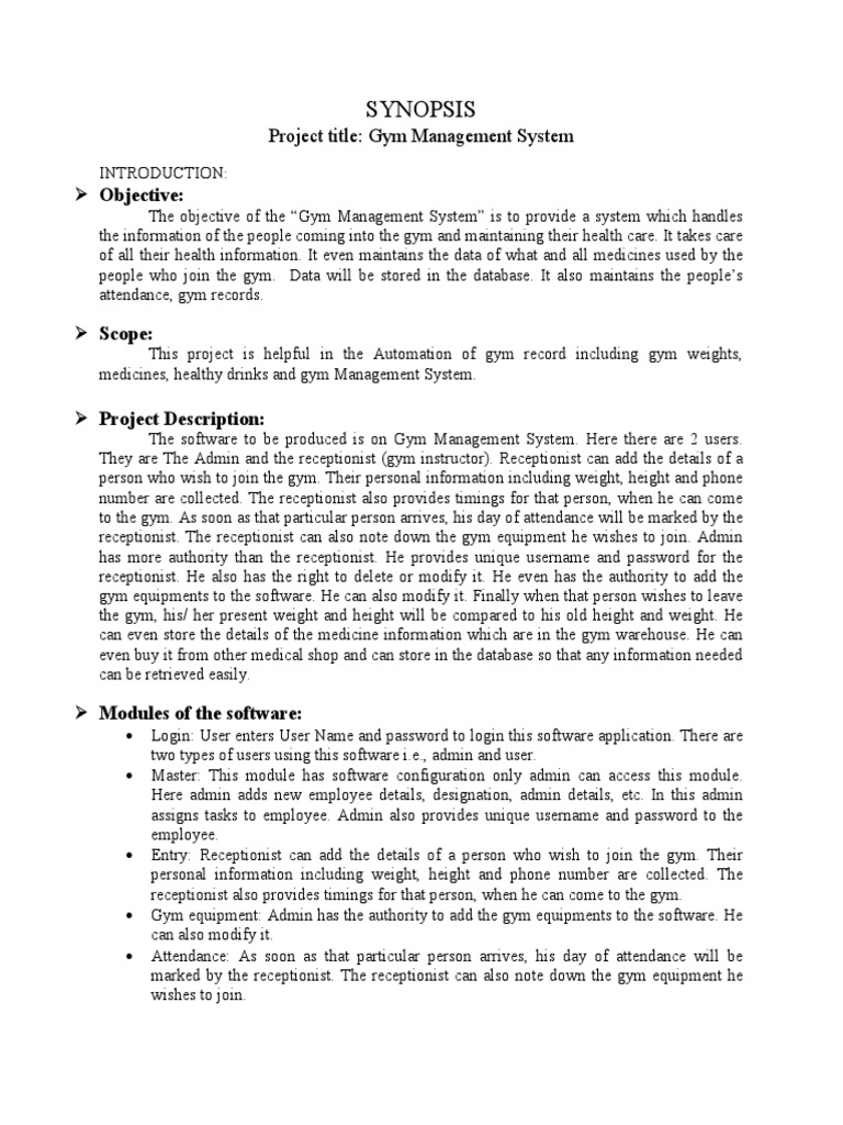 Gym Management Download Free Pdf User Computing Databases