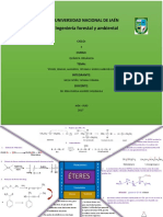 Química Orgánica: Éteres, Fenoles, Aldehídos, Cetonas y Ácidos Carboxílicos