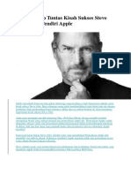 Mengungkap Tuntas Kisah Sukses Steve Jobs