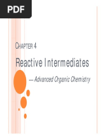 Reactive Intermediates: Advanced Organic Chemistry