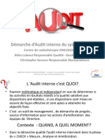 2. Démarche Audit Qualité ONCODOC