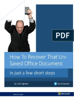 How to Recover Office Doc