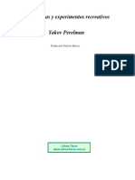 Perelman, Yakov I. - Problemas Y Experimentos Recreativos