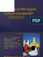 Que Es El Patrimonio Cultural Inmaterial PDF