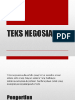 TEKS NEGOSIASI