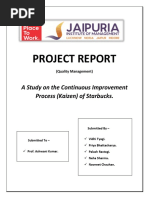 QM Starbucks Project Report