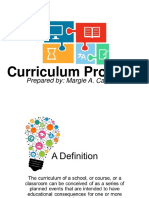 Curriculum Products: Prepared By: Margie A. Cagande