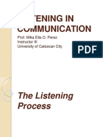 LISTENING PROCESS