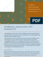 Asuhan Keperawatan Antenatal Care Trimester Ke - 3