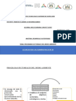 Programas Sectoriales Del Medio Ambiente