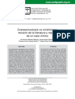 Craneosinostosis No Sindrómica: Revisión de La Literatura y Reporte de Un Caso Clínico
