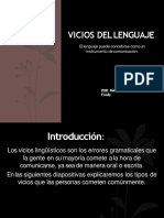 Vicios Del Lenguaje