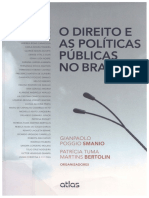 BERTOLIN, Patrícia Tuma SMANIO, Gianpaolo Poggio (Coords.) - O Direito e As Políticas Públicas - SUMÁRIO