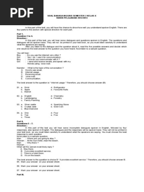 Soal Uukk Bhs Inggris Kl X 2013 Pandemic Medical