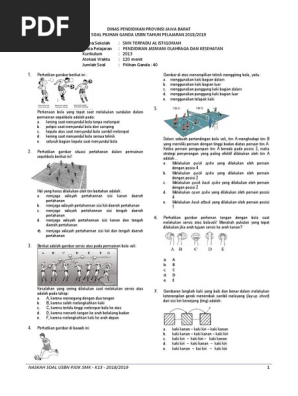 Soal Usbn Pjok Smk 2018 2019 Pdf