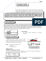 Física dinámica lineal: fuerza, masa y aceleración