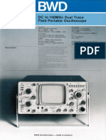BWD 540 Oscilloscope Brochure