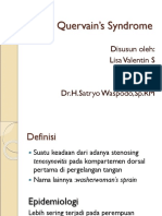 CSS de Quervain’s Syndrome