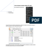 Creación de Una Base de Datos Desde Vs Code