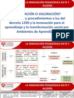 Evaluación en La Innovación