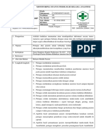 Monitoring Status Fisiologis Selama Tindakan Anastesi