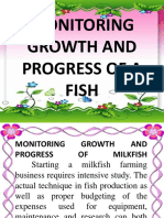 MONITORING GROWTH AND PROGRESS OF MILKFISH