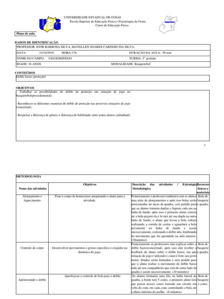 Basquete: origem, conceitos e regras - Plano de aula de Educação