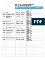 Attendance Log For Soc - 2019!04!15 - Sinopec - 2nd Batch