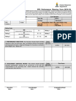 PPF-Performance Planning Form (2018-19) : Human Resources Department