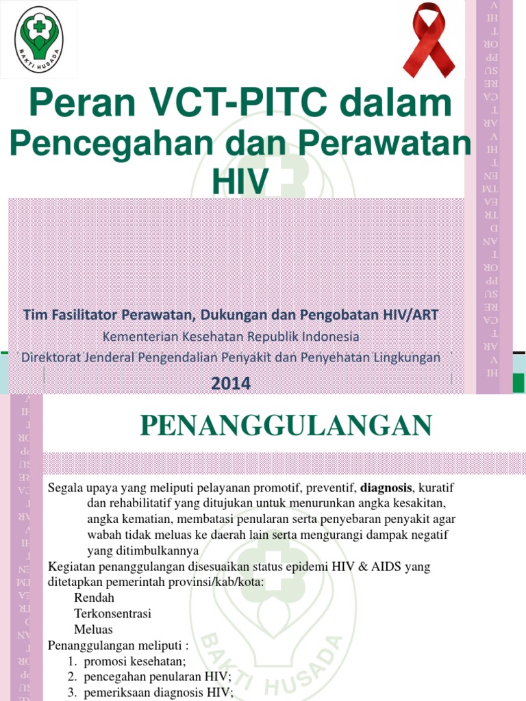 Peran VCT dan PITC dalam HIV | PDF