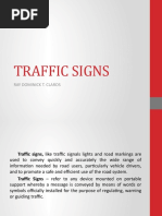 Traffic Signs: Ray Dominick T. Claros