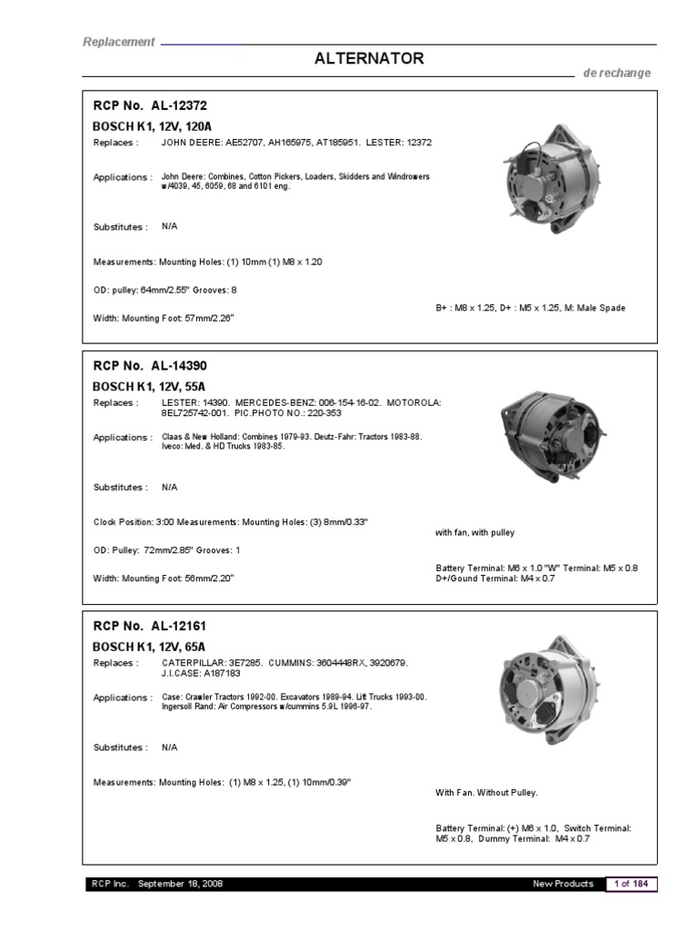 Alternator Units PDF | PDF | Pontiac | Buick