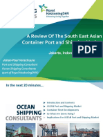 A Review of The South East Asian Container Port and Shipping Market - Johan-Paul Verschuure