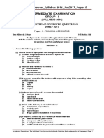 Suggested Answers for Intermediate Exam Paper 5 on Financial Accounting